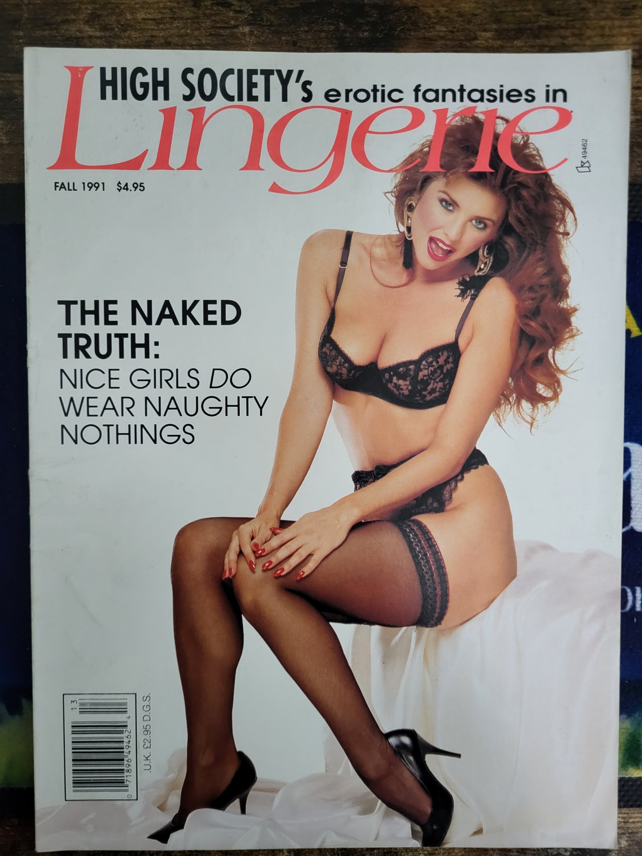 High Society's Erotic Fantasies In Lingerie Magazine Fall 1991