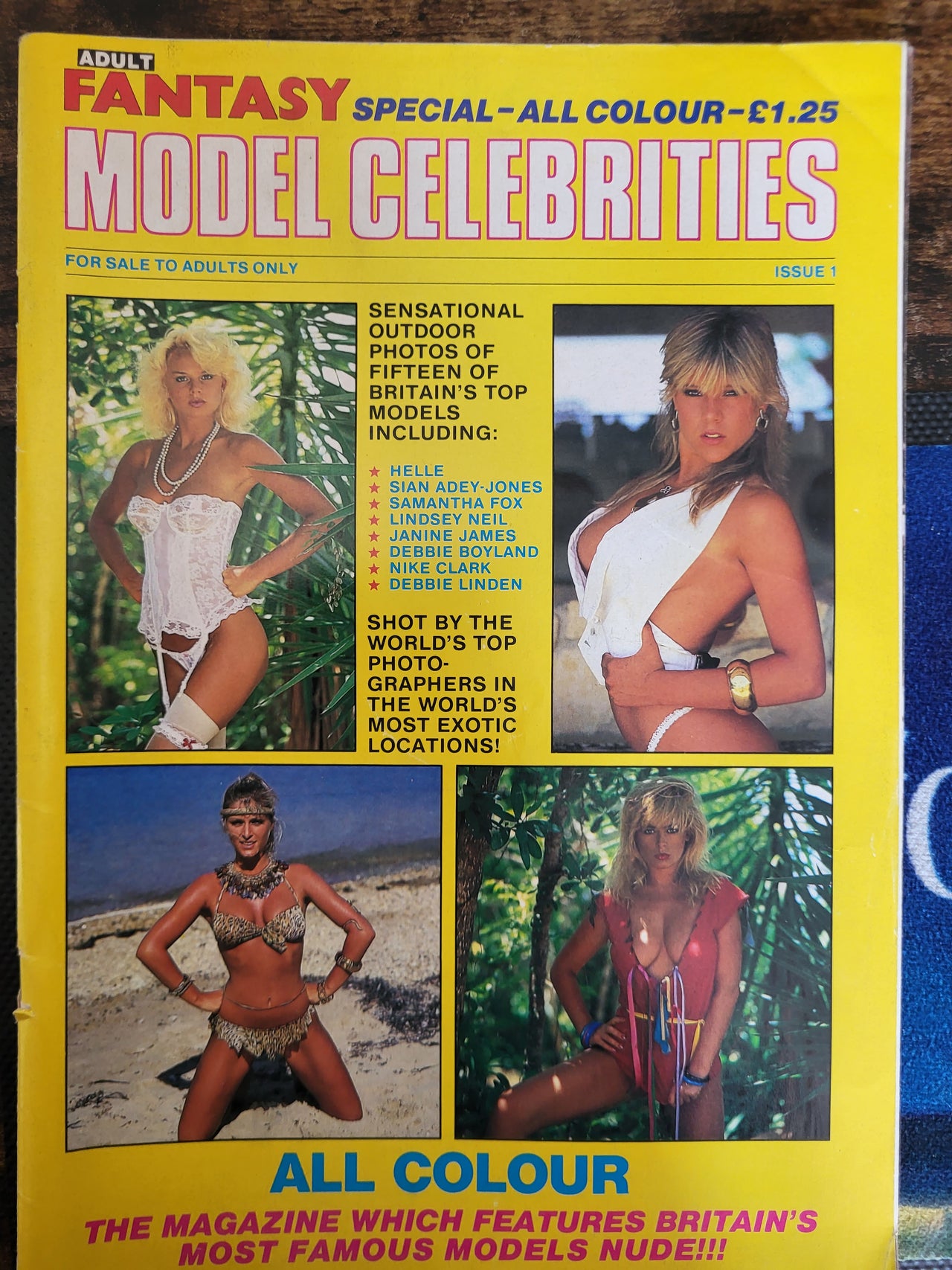 Adult Fantasy Model Celebrities Magazine No 1