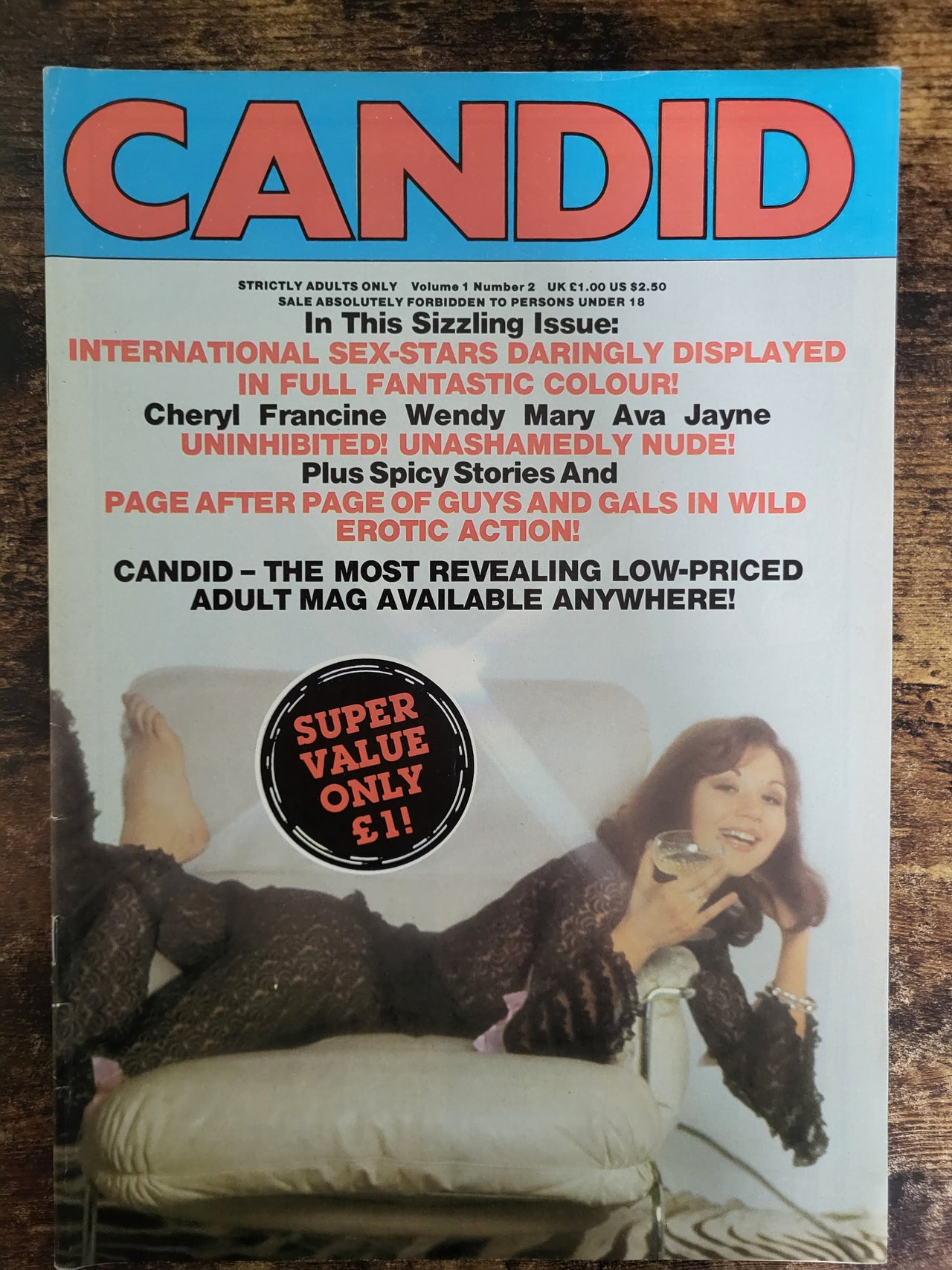 Candid Magazine Vol 1 No 2.. Rarely seen UK 1980's Classic