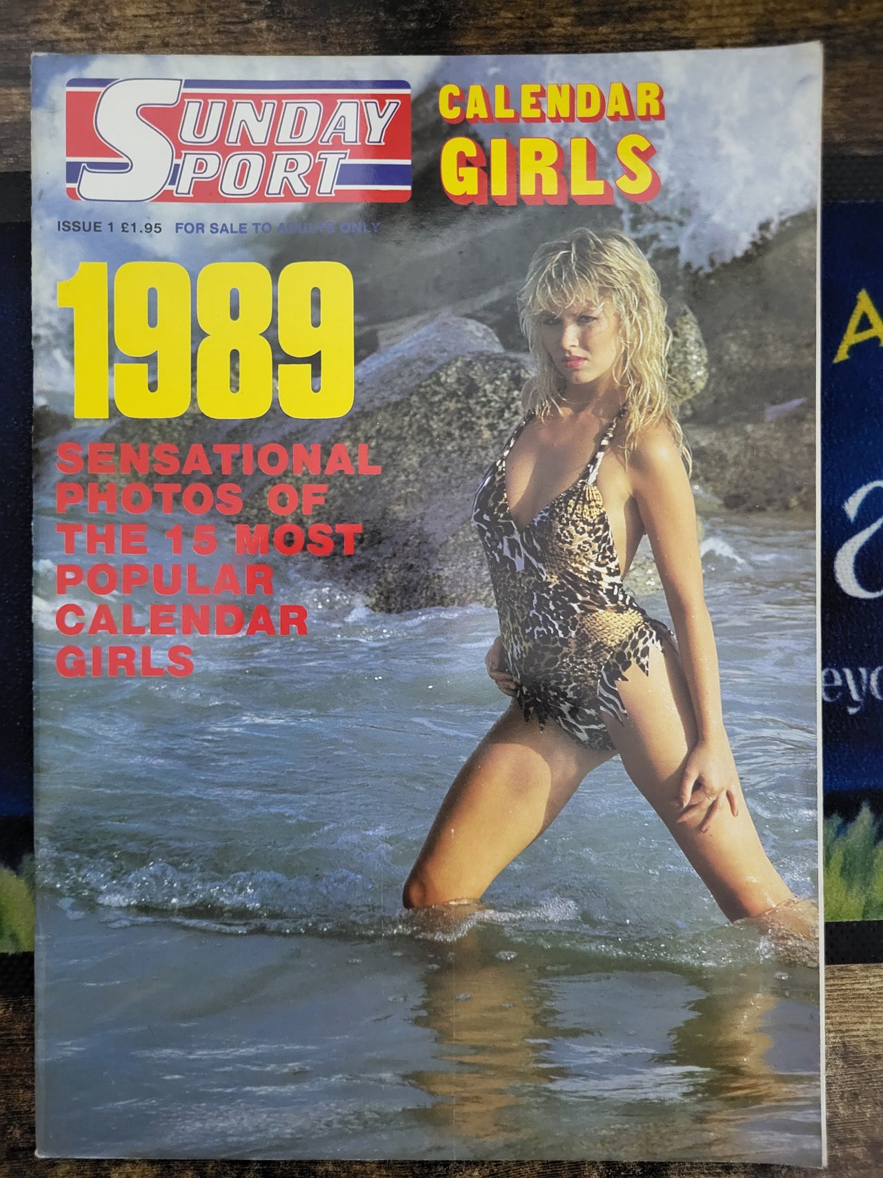 Sunday Sport Calendar Girls 1989 Magazine