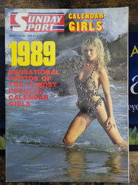 Sunday Sport Calendar Girls 1989 Magazine