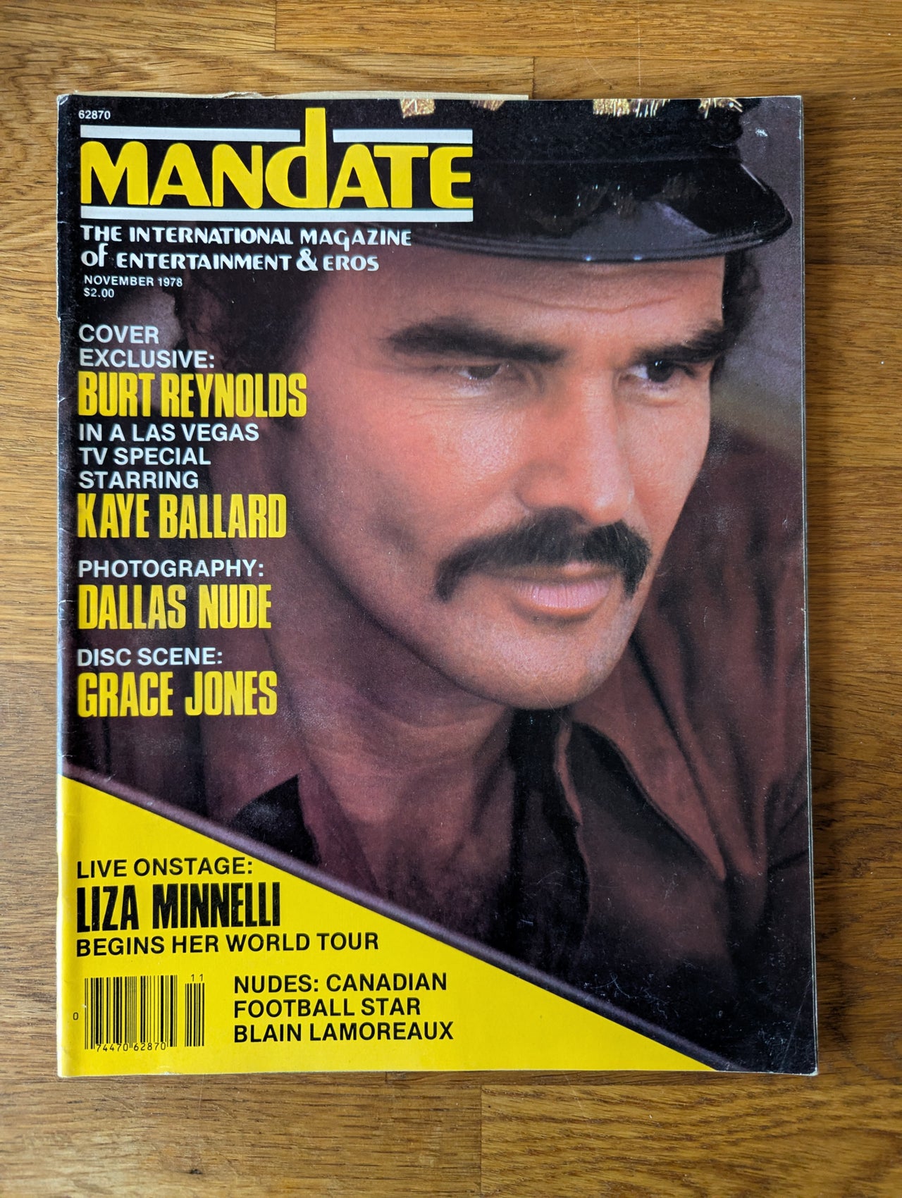Mandate Magazine November 1978 ... US Vintage Gay Magazine