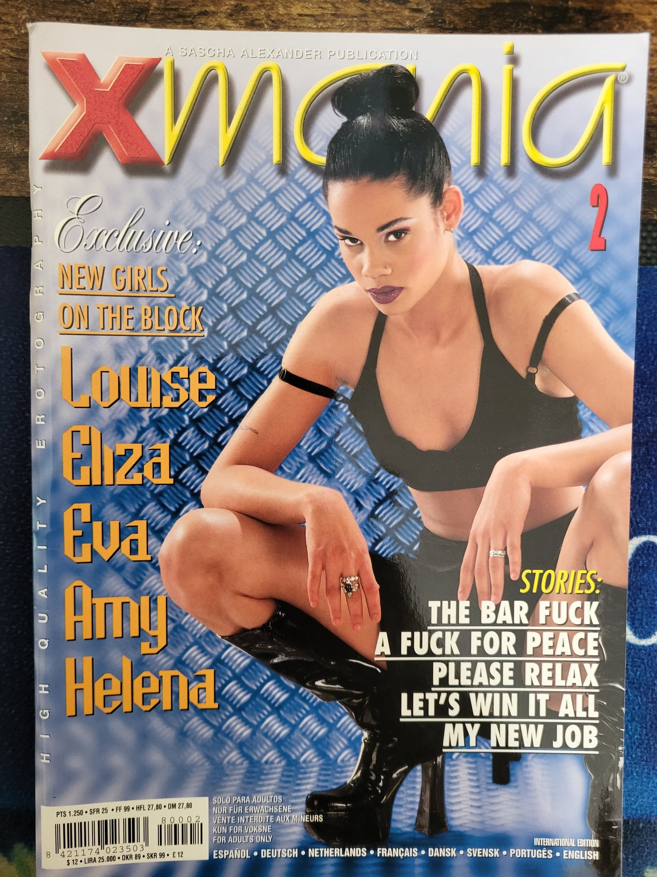 X Mania Magazine No 2 Small Format.. Spanish Hardcore Magazine