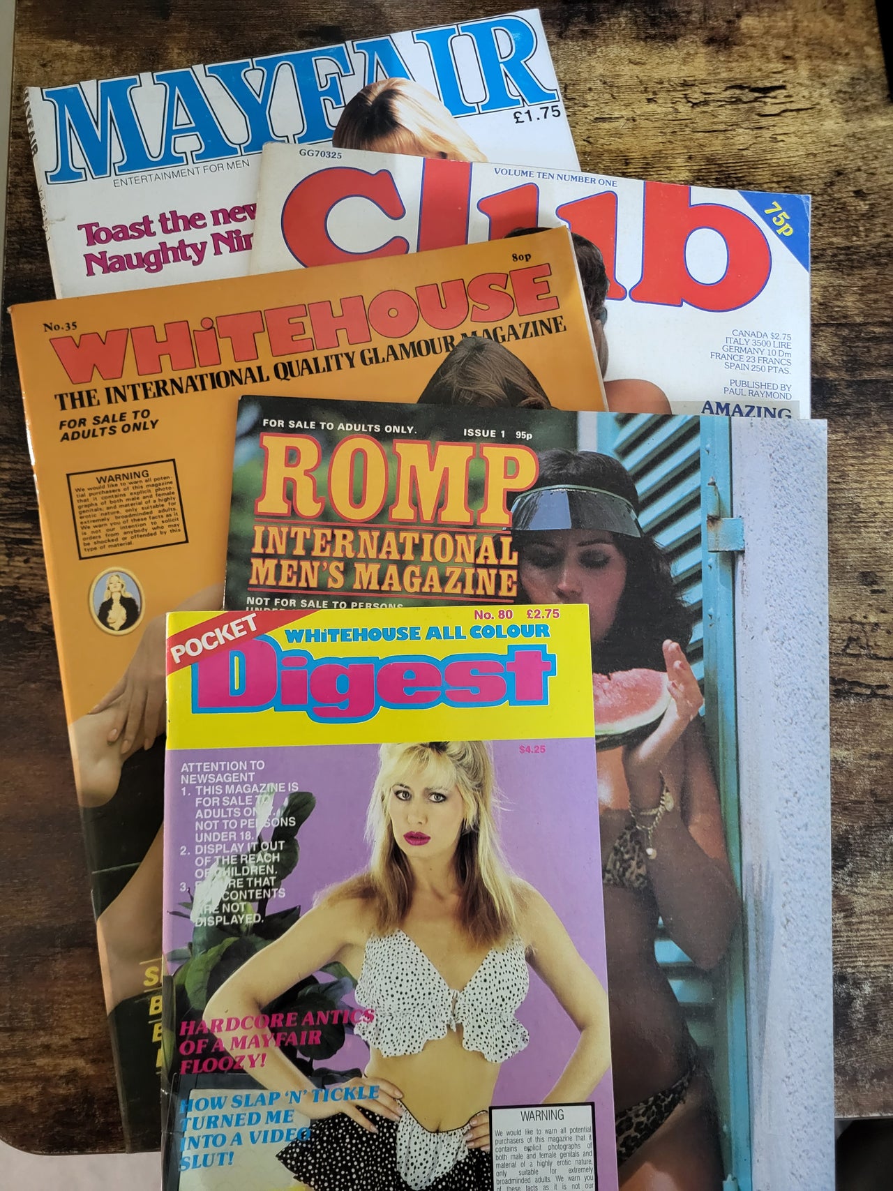 Lucky Dip × 5 Magazines.. Missing Pages