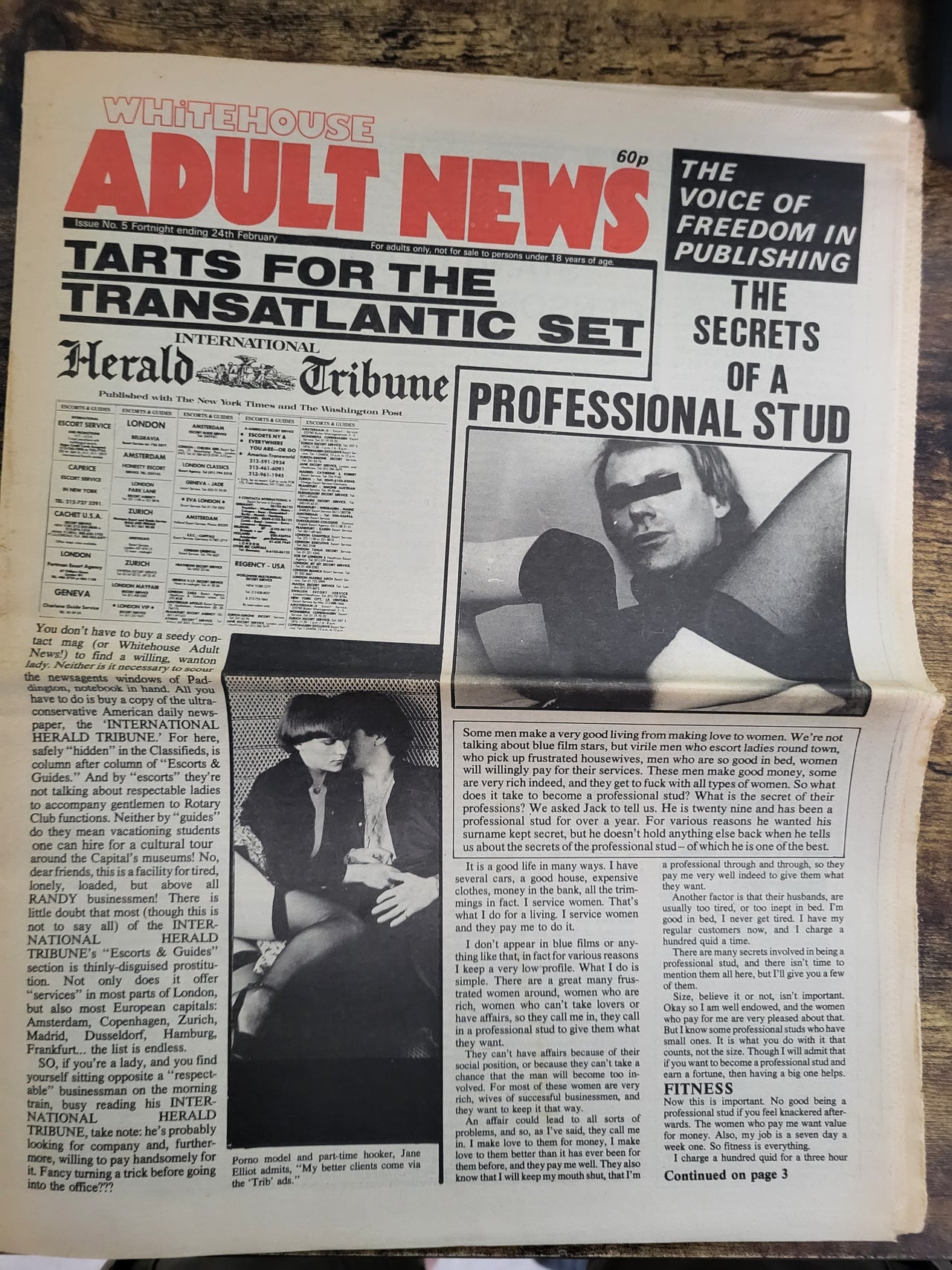 Whitehouse Adult News Newspaper No 5