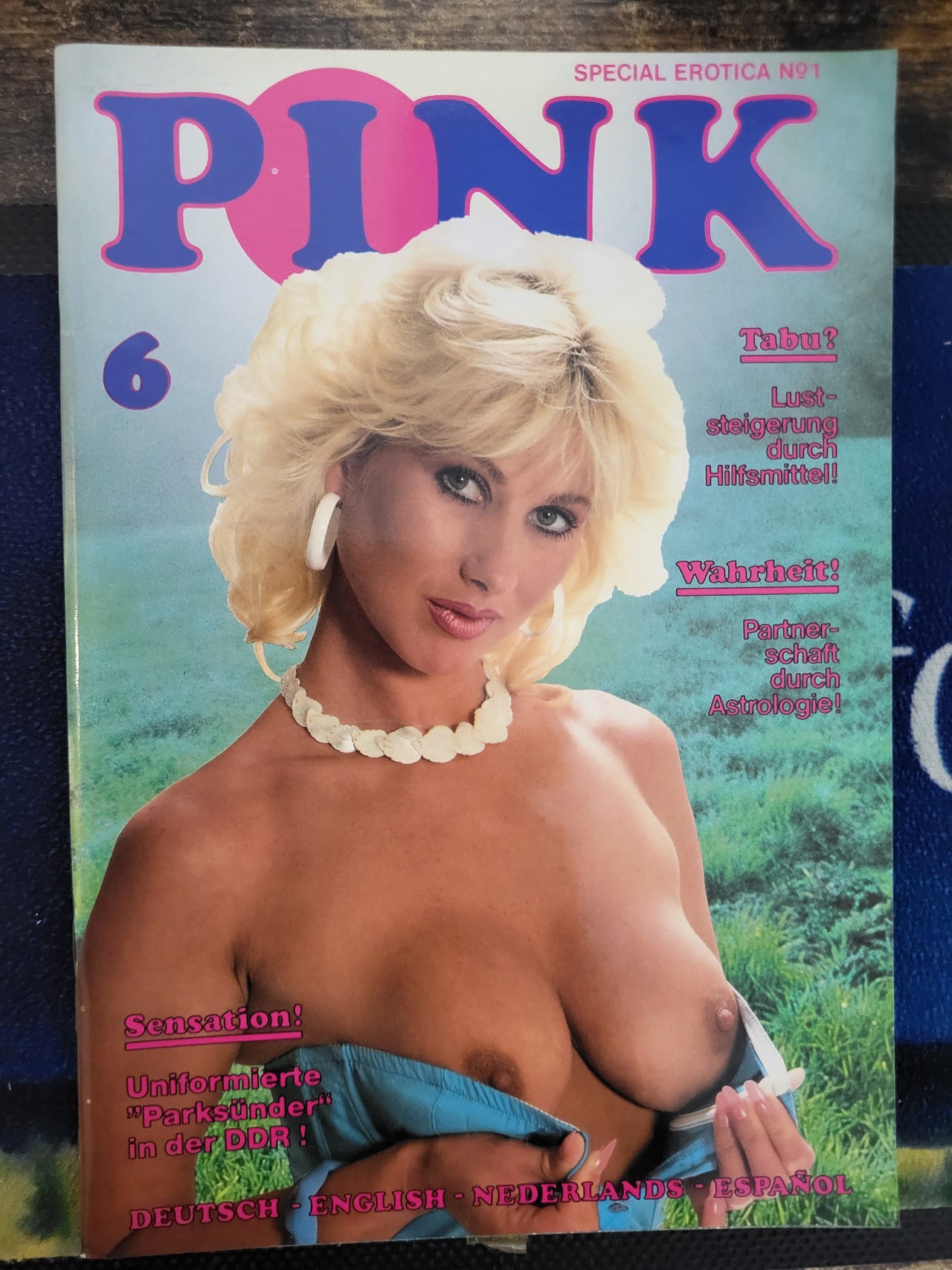 Pink Magazine No 6 Small Format.. 1990's German Hardcore Magazine