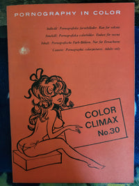 Color Climax Magazine No 30 Small Format.. 1970 Danish Hardcore Magazine