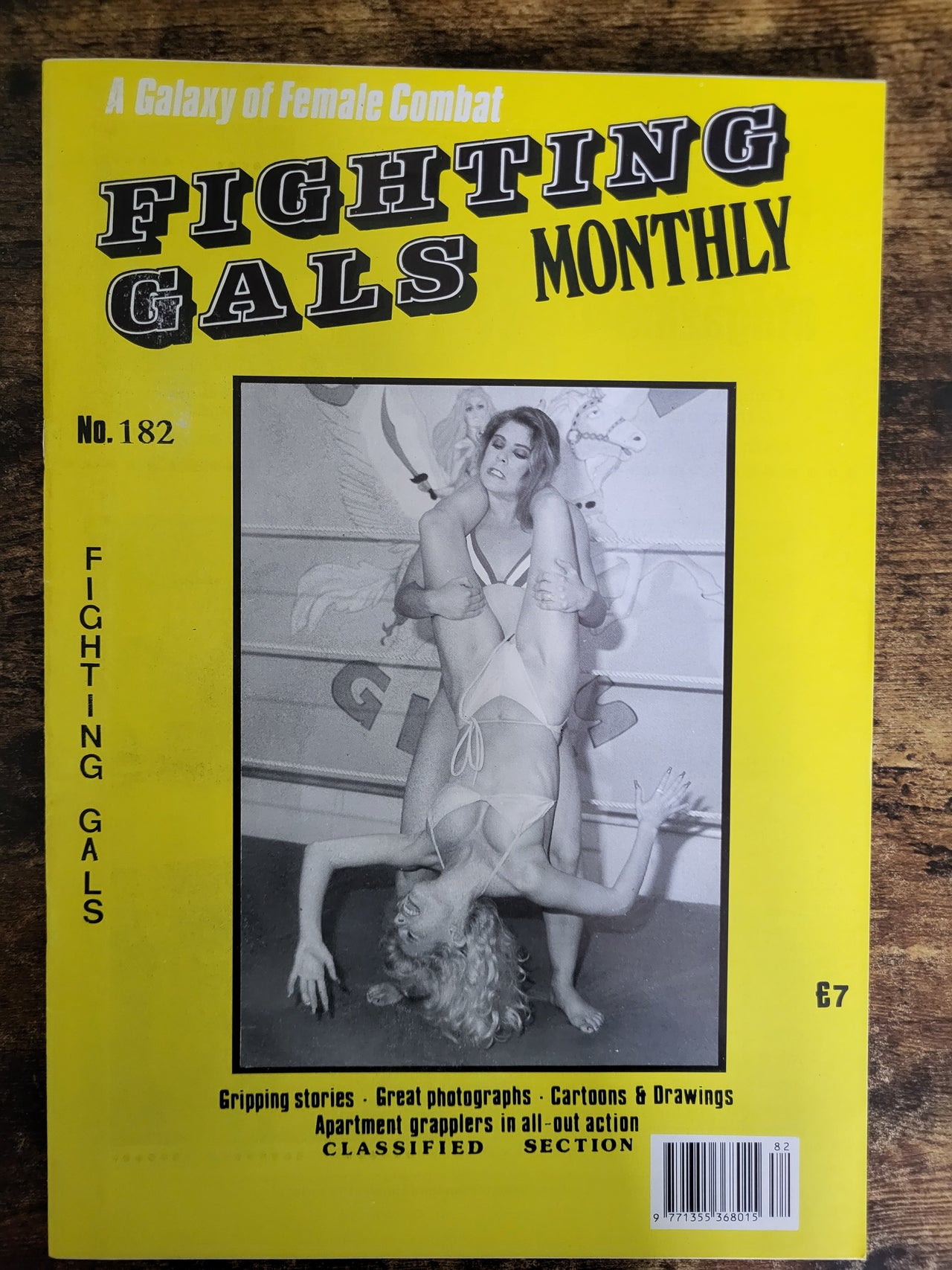 Fighting Gals Monthly Magazine No 182.. Female Combat Magazine