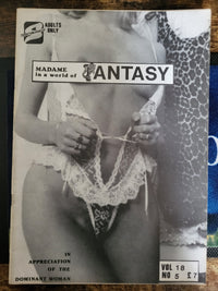 Madame In A World Of Fantasy Magazine Vol 18 No 5.. Vintage UK Female Domination Magazine