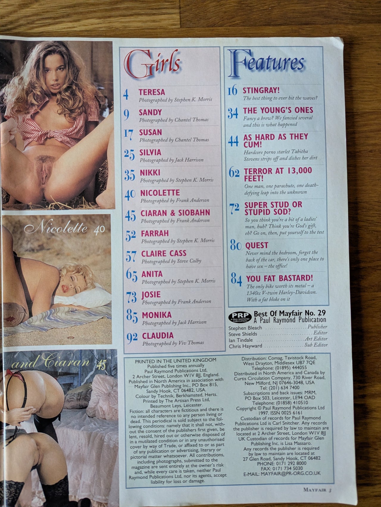 Mayfair The Best Of Magazine No 29