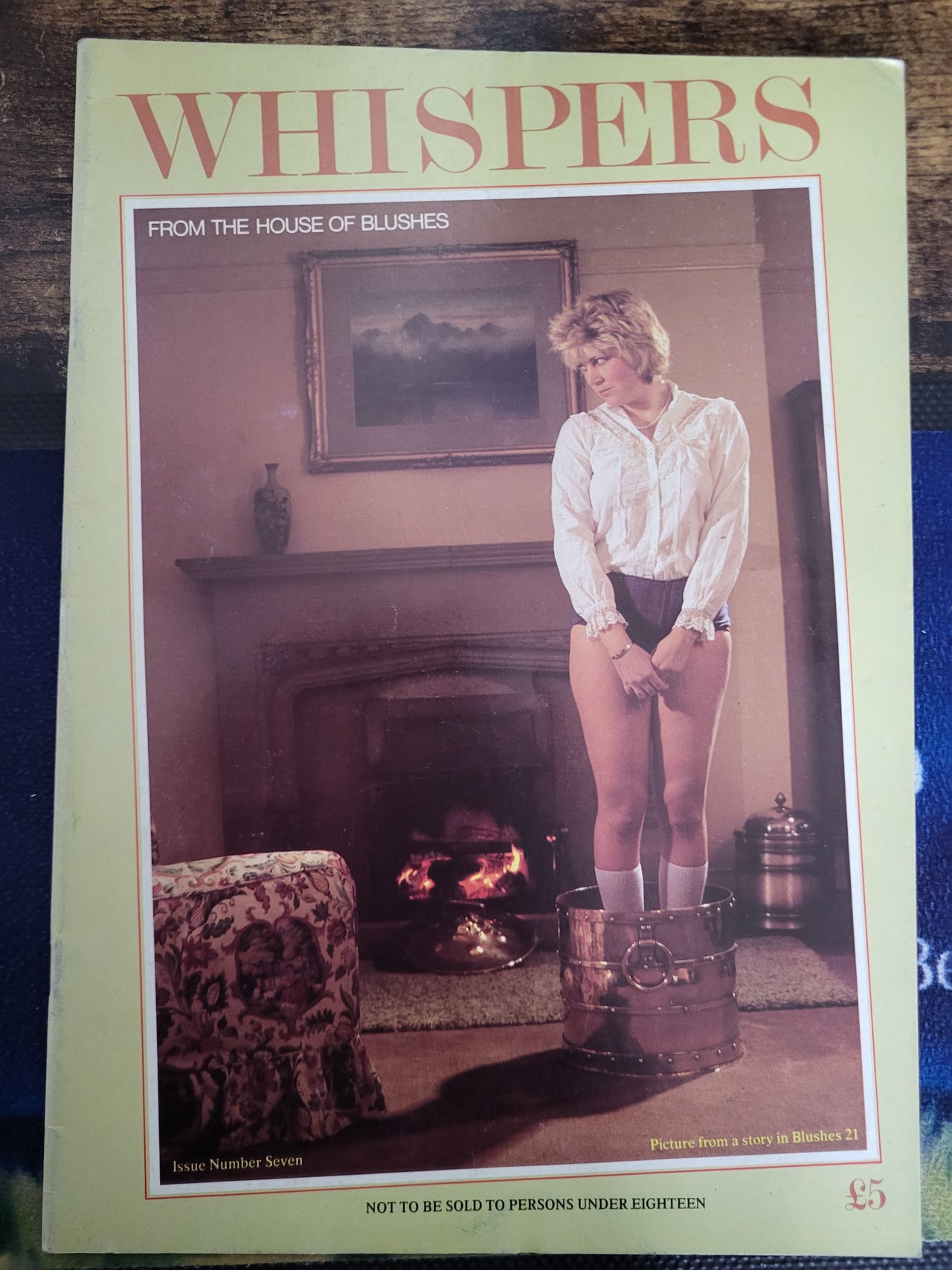 Whispers Magazine No 7.. Vintage UK Spanking And CP Magazine