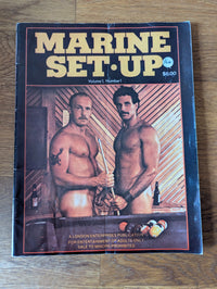 Marine Set Up Vol 1 No 1 January 1979 ... US Vintage Gay Cinemagazine 'Photography Taken During Filming' Publication Of London Enterprises Ltd, California.