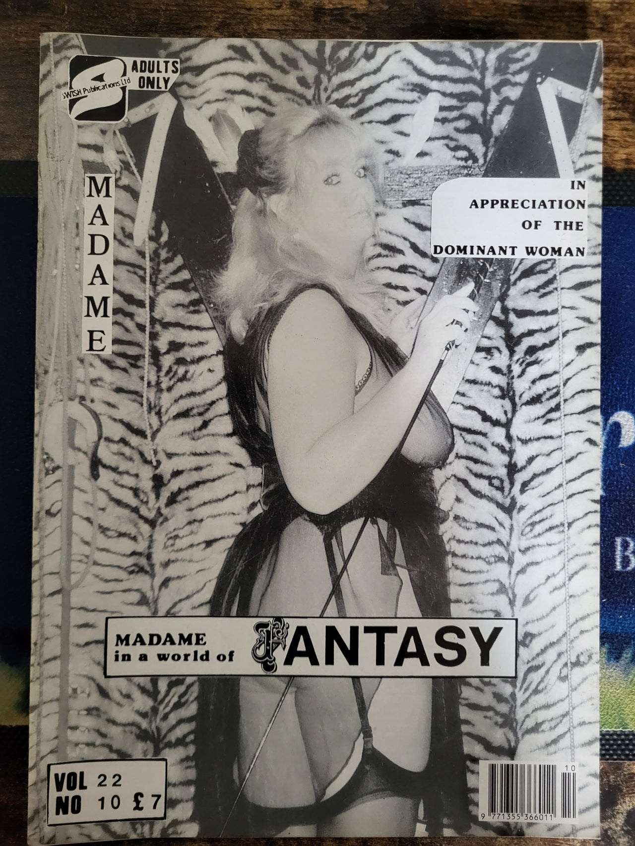 Madame In A World Of Fantasy Magazine Vol 22 No 10.. Vintage UK Female Domination Magazine