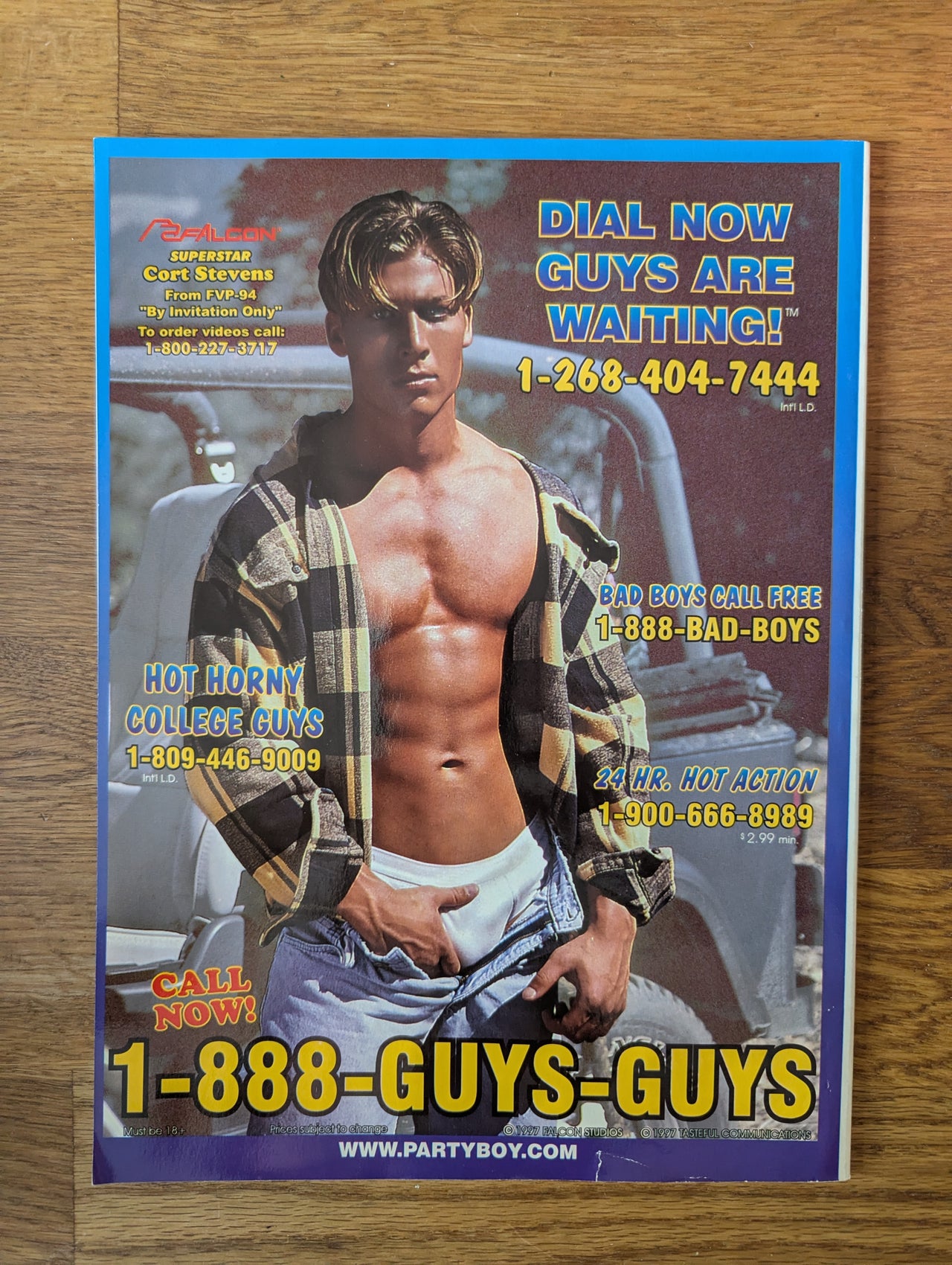 Skinflicks Magazine February 1998 ... US Vintage Gay Magazine