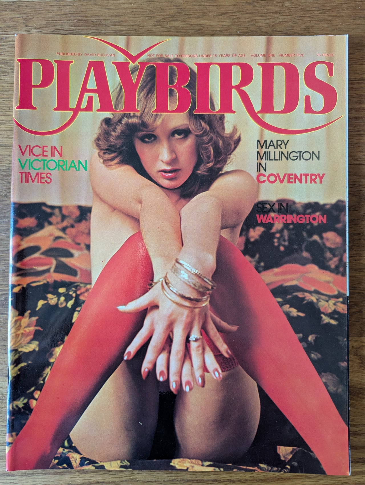 Playbirds Magazine Vol 1 No 5 ... Featuring Mary Millington