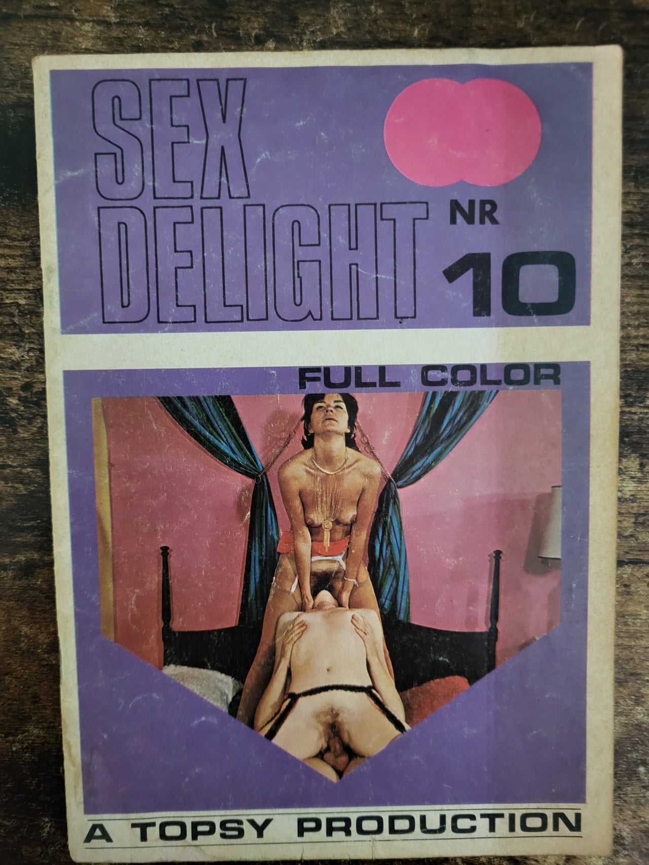 Sex Delight Magazine No 10 Small Format.. 1970's German Hardcore