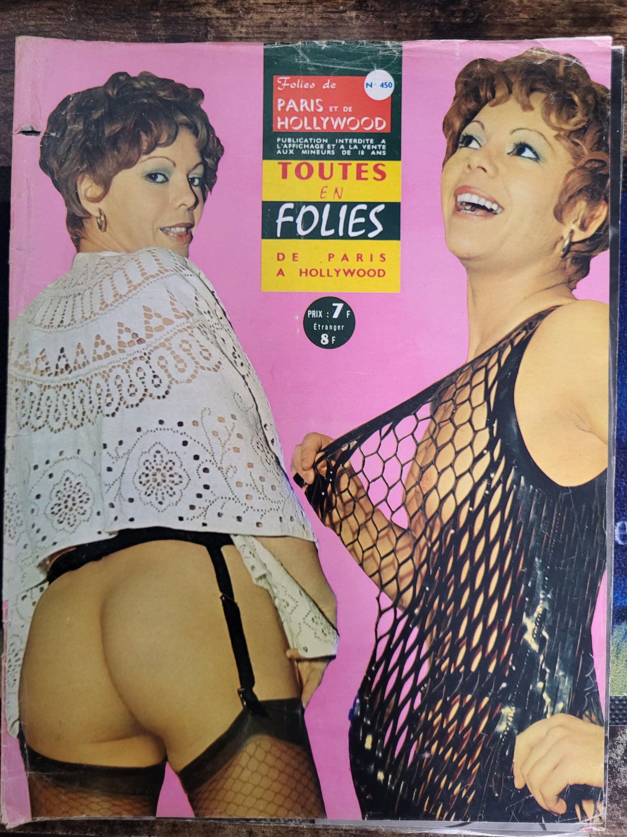 Folies De Paris Et De Hollywood Magazine No 450.. 1950's/60's Magazine