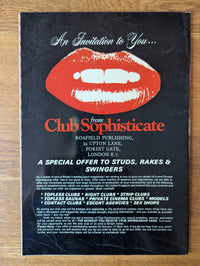 Park Lane Magazine No 5 ... Featuring Mary Millington