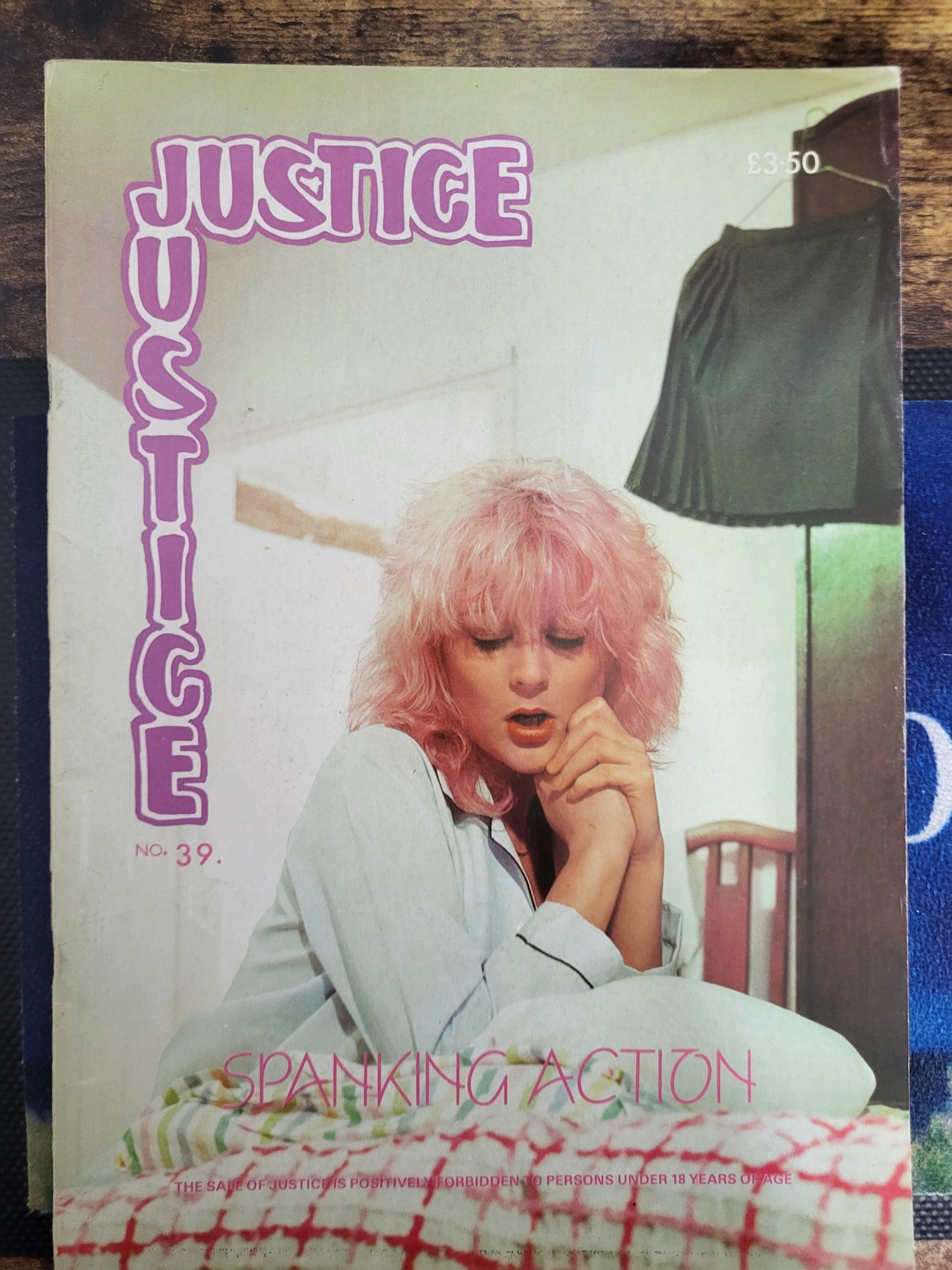 Justice Magazine No 39.. Vintage UK Spanking Magazine