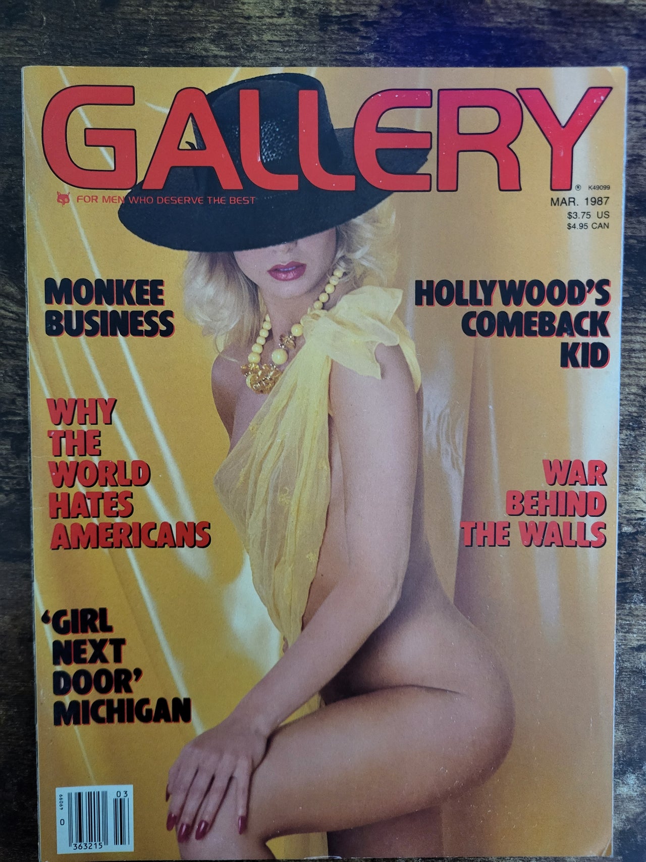 Gallery Magazine March 1987