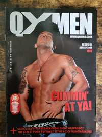 QX Men Magazine No 1 August 2006.. UK Gay Magazine