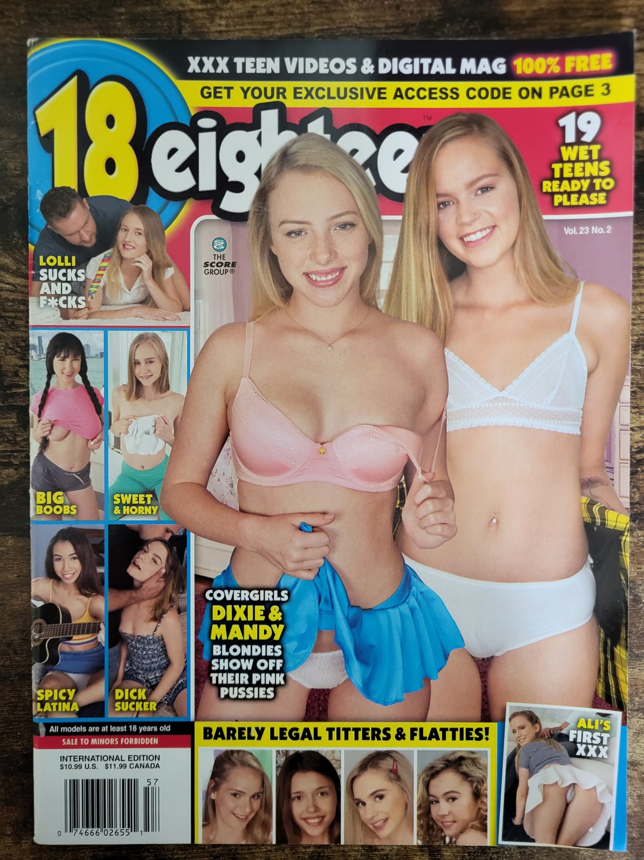 18 Eighteen Magazine Vol 23 No 2.. US Hardcore Teen Magazine
