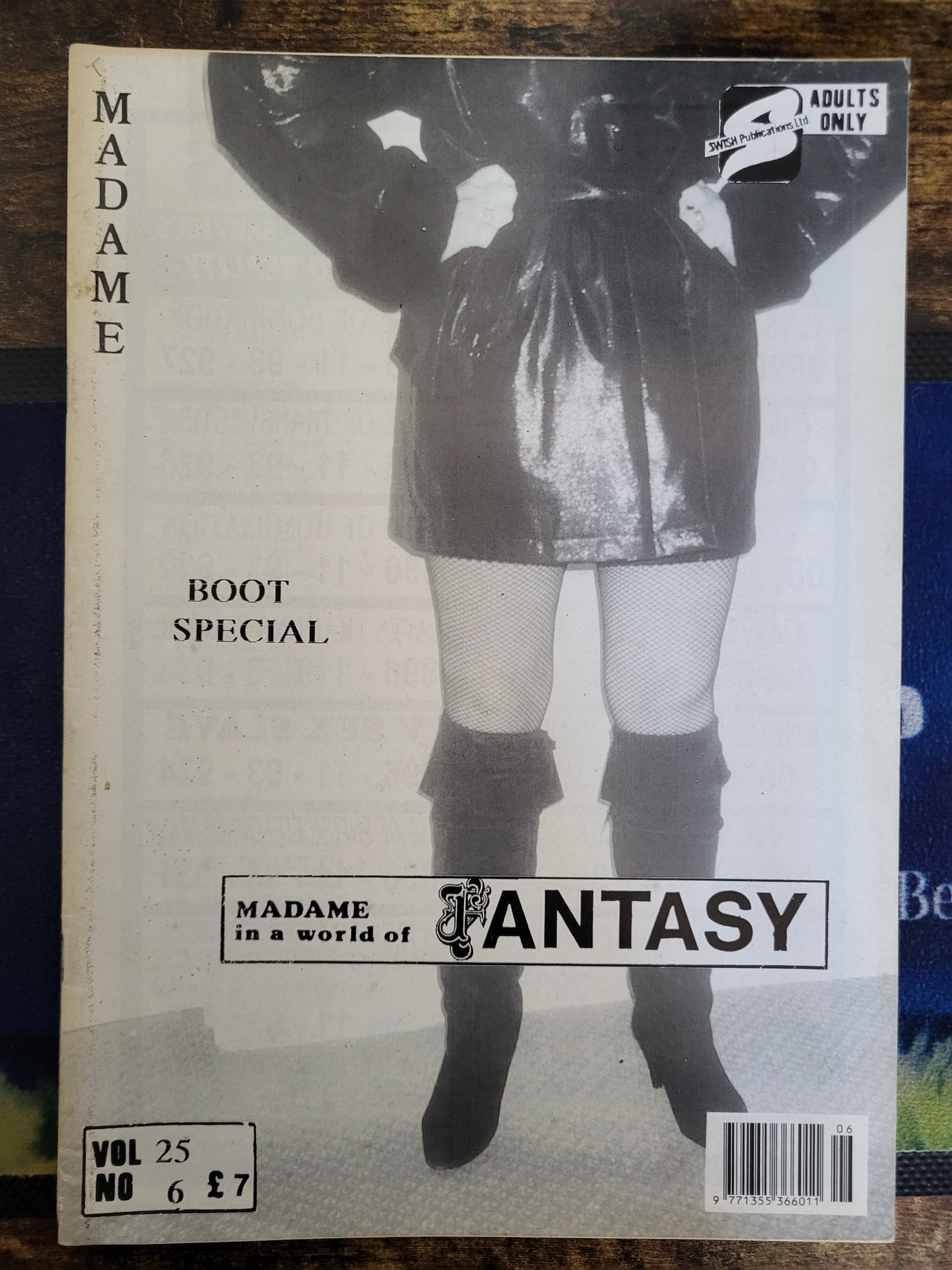 Madame In A World Of Fantasy Magazine Vol 25 No 6.. Vintage UK Female Domination Magazine
