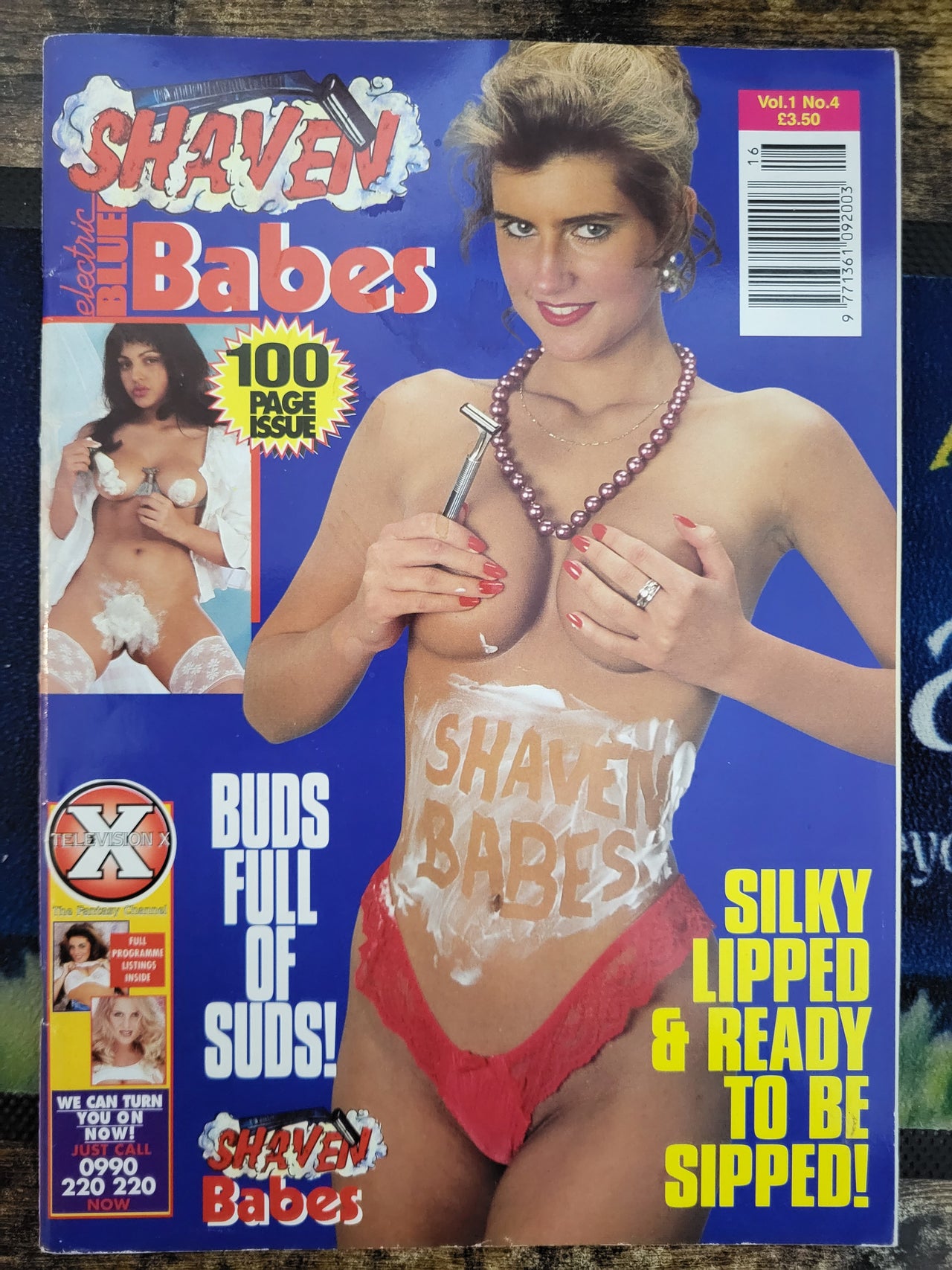 Electric Blue Shaven Babes Magazine Vol 1 No 4
