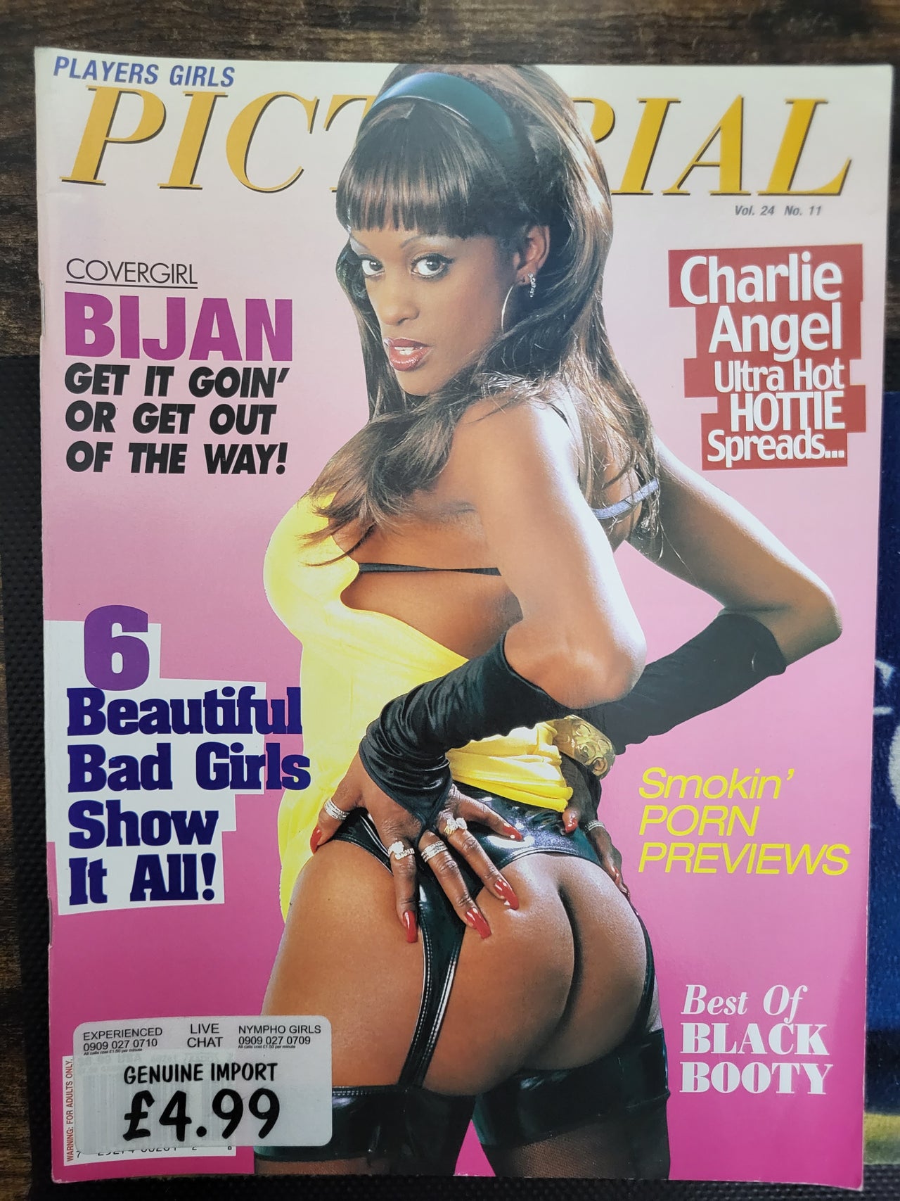 Pictorial Magazine Vol 24 No 11.. US Hardcore Black Women Magazine