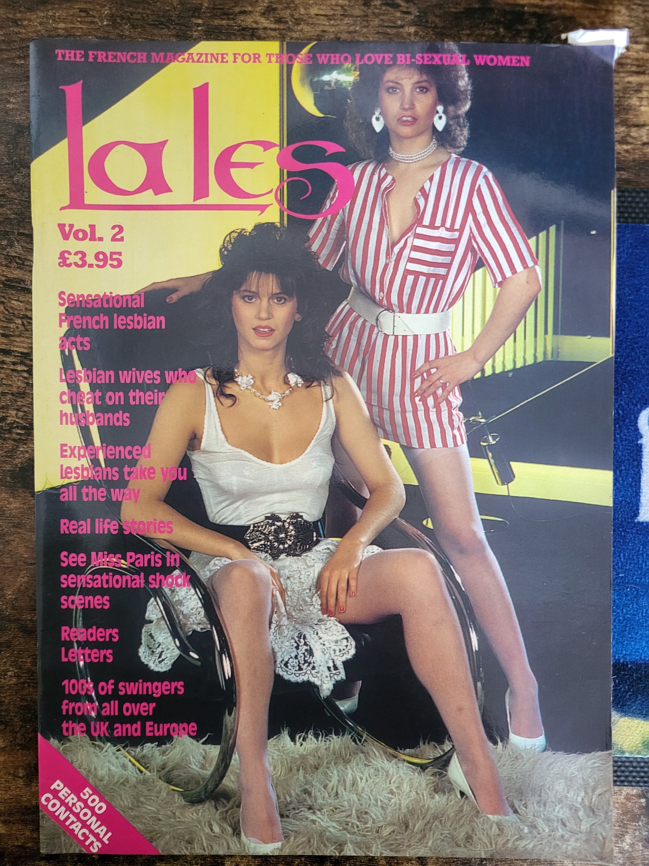 La Les Magazine Vol 2.. 1990's UK Girl On Girl Magazine