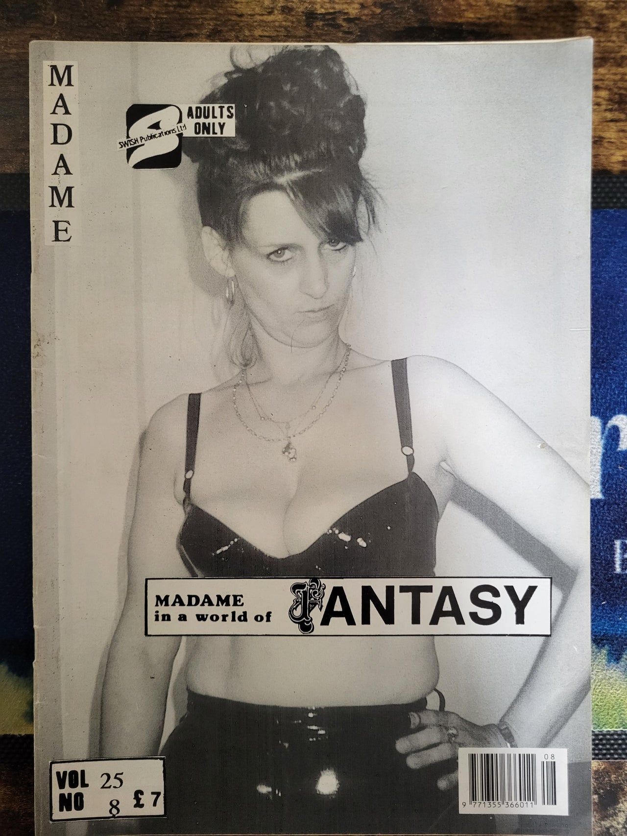 Madame In A World Of Fantasy Magazine Vol 25 No 8.. Vintage UK Female Domination Magazine