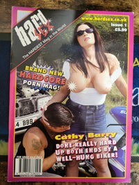 Hard Sex Magazine No 1 Featuring Cathy Barry.. UK Hardcore Magazine