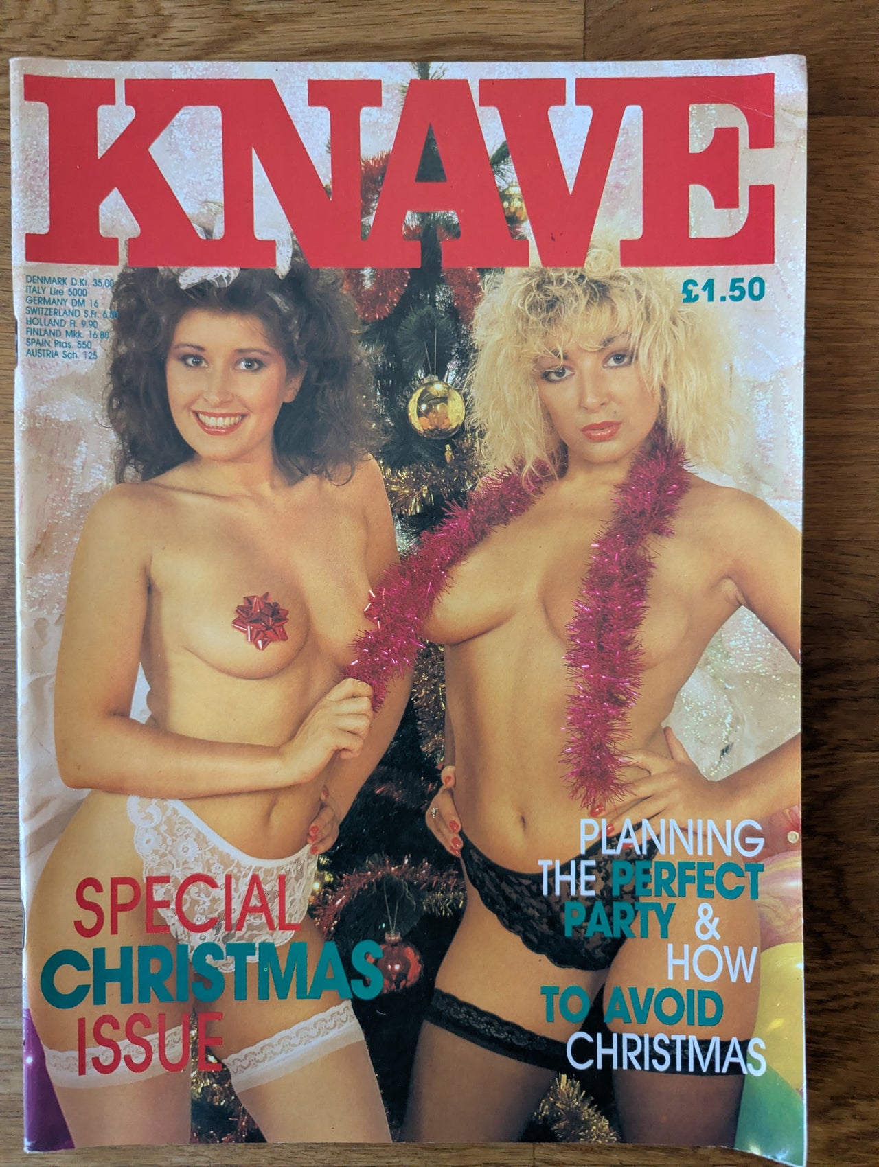 Knave Magazine Vol 19 Christmas Special 1987