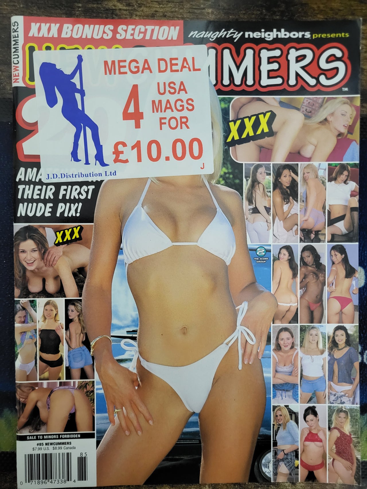 Newcummers Magazine Score Special No 85.. US Hardcore Teen And Amateur Magazine