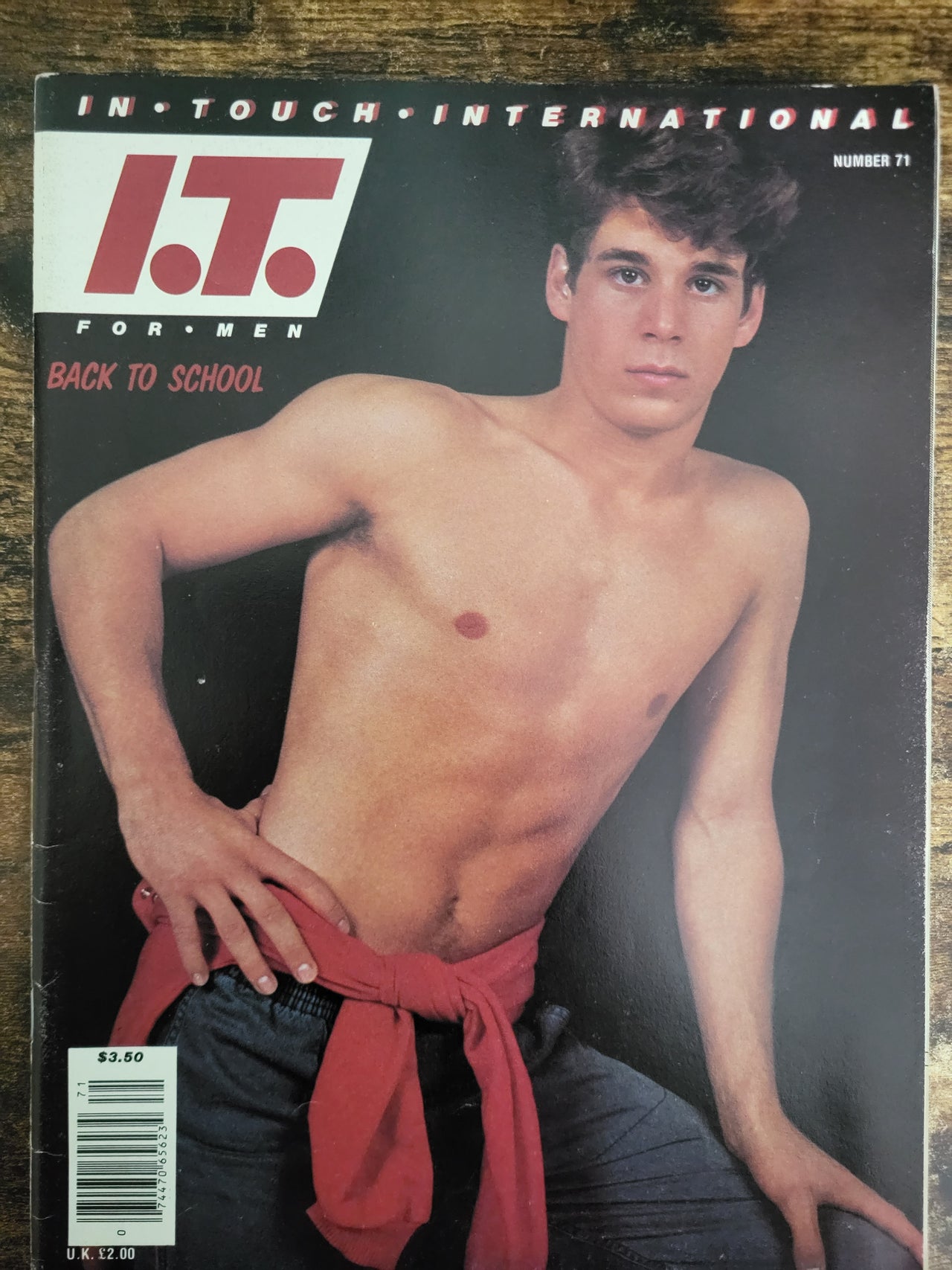 In Touch For Men Magazine No 71.. 1982 US Gay Magazine